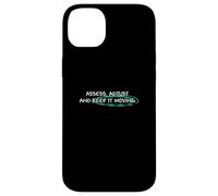 Light Teal Aqua Keep It Moving Light Teal Aqua Graphic Carcasa para iPhone 14 Plus