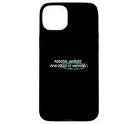 Light Teal Aqua Keep It Moving Light Teal Aqua Graphic Carcasa para iPhone 15 Plus