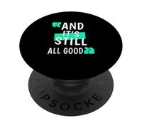 Light Teal Aqua Still Good Light Teal Aqua Graphic PopSockets PopGrip Adhesivo
