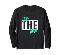 Light Teal Aqua Take The Risk Light Teal Aqua Graphic Manga Larga