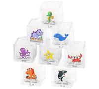 Light Up Bath Ice - Juguetes Acuáticos Sensoriales De 8 Piezas, Divertido Juego De Baño Brillante | Juego De Luces Flotantes Interactivas, Juguetes Para Bañera Que Cambian De Color Para Niños Y Niñas,