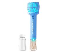 Light Up Bubble Wands - Automatic Bubble Wand | Bubbles Maker For Kids | Automatic Party Wedding Toy | Bubbles Blower Machine with Light and Solution For Girls Boys Adults Kids Aged 3-16
