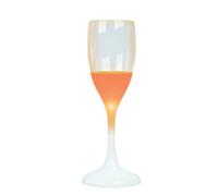 Light Up Champagne Flutes - Liquid Activated LED Glow, Party Drinking Glass