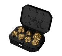Light Up Dice Set, Electronic Polyhedral Rechargeable Dice for Tabletop RPG Game, Flashing LED Dices with Charging Case for Role Playing Games, Board Games, and Party