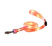 Light Up Dog Collar, Rechargeable LED Safety Necklace, 27.56x0.98in Adjustable Glowing Collar for Night Walking, Outdoor Adventures, Low Light Visibility and Security