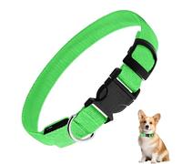 Light Up Dog Collar - Reflective Quick-Release, Senior Pet Neck Collar with LED Light | Safety and Visibility for Dogs During Camping, Hiking, Night Walks, Travel, Holidays, Training, Yard, Adventure,