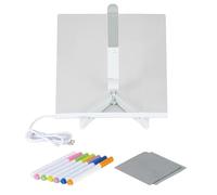 Light Up Drawing Board for Kids | Illuminated Dry Erase Memo Board | Creative Rewritable Message Board with Night Light, Perfect for Home, Room Decor, and Festival Fun, Ideal para niños