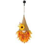 Light Up Fall Wreath | Thanksgiving Day Wreath | GNOME Decoration | Hangable Porch Garland | Artificial Flower Wreath Versatile Decoration ABS+Foam+Cloth For Walls, Window, Front Doors, and Porches