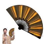Light Up Foldable Fan Cool Lights Lightweight Hand Foldable Fan Light Up Co