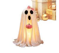 Light Up Ghost - Decoración de mesa de Halloween con calabaza a control rem