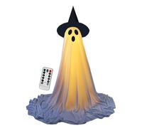 Light Up Ghost Halloween Decorations - 165x30cm Spooky Ghost with Remote Control String Light | Halloween Decorations Outdoor, Home Accents for Festival Holiday Lawn Gardens Porches Escape Room