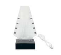 Light Up Guitar Pick Stand Acrílico Guitarra E Pick Pick Rack con Base para Pick Storage & Display