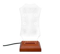 Light Up Guitar Pick Stand Acrílico Guitarra E Pick Rack Con Base Para Almacenamiento Y Display Stand