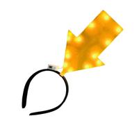 Light Up Headband - 16 Inch Party Wear | LED Symbol Headwear - Flashing Costume Accessory for Festival Carnival Cosplay Singles Party Funny Glow Head Band Adjustable Use