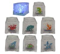 Light Up Ice Cubes - LED Ice Cubes | Ice Cubes | Water Activated Light Up Bath Cubes, Bath Cubes, Multicolor Bath Glow Cubes For Kids, Family, Friends, Home, Birthdays, Holiday