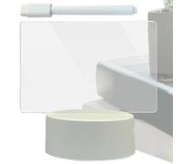 Light Up Message Board, USB Powered Message Lamp, Transparent Acrylic Memo Display, Creative Desktop Sign with Erasable Pen, Ideal for Home, Workplace, Bedroom, and Dorm
