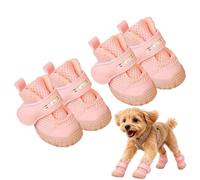 Light Up Shoes For Dogs - Anti-slip Led Adjustable Breathable Mesh Boots | Outdoor Glow Dog Boots For Summer Winter Night Walking Hot Pavement Home | Streets Road Park Lawn Path