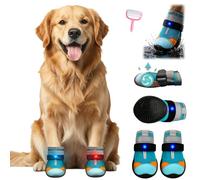 Light Up Shoes For Dogs,Breathable Mesh Non-Slip Dog Boots & Paw Protector | Light Up Dog Shoes,Glowpaws Shoes for Pet Safe Night Walking,Non-Slip Dog Sneakers with Lights,Outdoor Paws Shoes for Cat Dog