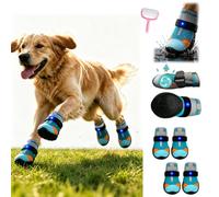 Light Up Shoes For Dogs,Breathable Mesh Non-Slip Dog Boots & Paw Protector | Light Up Dog Shoes,Glowpaws Shoes for Pet Safe Night Walking,Non-Slip Dog Sneakers with Lights,Outdoor Paws Shoes for Cat Dog