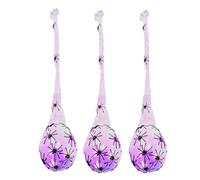 Light Up Spider Egg Sacks Decor - Web Hanging Ornament, Illuminated Halloween Prop Display, Indoor Outdoor Party Decoration Accent | Three Point Three Foot Spider Egg Sac For Party Games Props