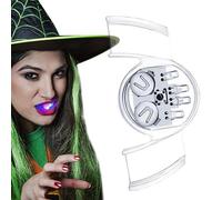Light Up Teeth - TPR Electronic 9.5x14.5x2.5cm | LED Mouth Piece Flashing Teeth Toy, Colorful Light Up Smile Gadget, Costume Party Accessory, Halloween Glow Teeths | Halloween Use
