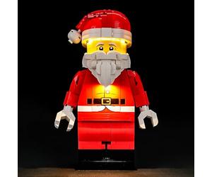 LIGHTAILING Juego de Luces led para Lego-40820 Minifigura Gigante de Papá Noel - Instalación fácil, cableado Oculto, decoración del hogar y Listo para Regalar (Modelo no Incluido)