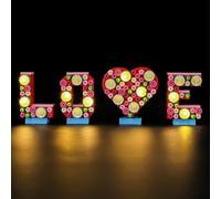 LIGHTAILING Juego de Luces led para Lego-40867 Letras del Amor - Instalación fácil, cableado Oculto, decoración del hogar y Listo para Regalar (Modelo no Incluido)