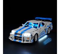 LIGHTAILING Juego de Luces led para Lego-42210 Coche Nissan Skyline GT-R (R34) de 2 Fast 2 Furious - Edición Día de San Valentín - Fácil Instalar, Cable Oculto, Decorar y Regalar (Modelo no Incluido)