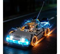 LIGHTAILING Juego de Luces led para Lego-77256 Máquina del Tiempo de Regreso al Futuro - Instalación fácil, cableado Oculto, decoración del hogar y Listo para Regalar (Modelo no Incluido)