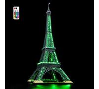 LIGHTAILING Juego de Luces para Lego-10307 Torre Eiffel - Kit de iluminación LED Compatible con el Modelo de Bloques de construcción Lego:Versión de Control Remoto - Modelo No Incluido