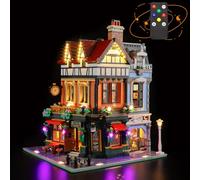 LIGHTAILING Juego de Luces para Lego-10350 Esquina Tudor - Kit de iluminación LED Compatible con el Modelo de Bloques de construcción Lego - Versión Remota - Modelo No Incluido