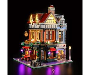 LIGHTAILING Juego de Luces para Lego-10350 Esquina Tudor - Kit de iluminación LED Compatible con el Modelo de Bloques de construcción Lego - Modelo No Incluido