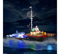 LIGHTAILING Juego de Luces para Lego-21350 Tiburón - Kit de iluminación LED Compatible con el Modelo de Bloques de construcción Lego - Modelo No Incluido