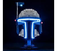 LIGHTAILING Juego de Luces para Lego-75408 Casco de Jango-Fett - Kit de iluminación LED Compatible con el Modelo de Bloques de construcción Lego - Modelo No Incluido