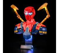 LIGHTAILING Juego de Luces para Lego-76326 Busto de Iron Spider-Man - Kit de iluminación LED Compatible con el Modelo de Bloques de construcción Lego - Modelo No Incluido