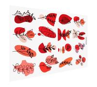 LIGHTAOTAO 1 Hoja Papel de Transferencia para Arcilla Polimérica DIY de Pegatinas de Plantas y Hojas para Decoración de Pendientes Papel Térmico para Manualidades de Arcilla Flexible