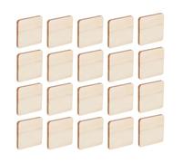 LIGHTAOTAO 100 Piezas de Palos Cuadrados de Madera para Manualidades y Proyectos Artísticos Infantiles Color Beige 2 Cm
