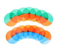 LIGHTAOTAO 14 Filtros de Gel Adhesivos para Luces de Pista y Speedlight, Película Pet para Corrección de Color Rápida en Fiestas y Ambientes Festivos