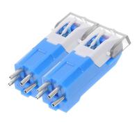 LIGHTAOTAO 2 Agujas Reutilizables para Tocadiscos de Vinilo Color Azul, Cartuchos de Aguja Confiables de Cristal y Plástico para Plato de Discos de Vinilo