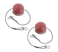 LIGHTAOTAO 2 Piezas Flotador para Ancla de Yate de PVC Rojo con Cuerda, Resistente y No Absorbente, Adecuado para Operaciones Nocturnas en Ríos y Lagos