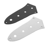 LIGHTAOTAO 2 Piezas Placa Protectora para Varilla Tensor Guitarra Eléctrica bajo Cubierta Metálica Resistente para Mantenimiento y Reparación Compatible con Bajos Eléctricos