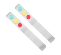 LIGHTAOTAO 2 Tiras Magnéticas Adhesivas de Hierro Plata para Tablón de Anuncios con Función Creativa de Notas y Diseño Magnético para Displays de Pared en Escuela