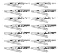 LIGHTAOTAO 24 Pinzas de Cocodrilo de Metal de 51mm de Acero Inoxidable Gran Elasticidad para Uso Doméstico y Automotriz