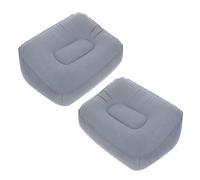 LIGHTAOTAO 2piezas Almohadilla Inflable para Pies De PVC Cojín Reposapiés para Masaje Relajación y Viaje Al Aire