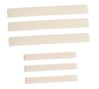 LIGHTAOTAO 3 pares Puente y Cejuela Guitarra Hueso de Buey Natural para Guitarra Clásica de Cuerdas Accesorio Acústico Resistente y Fácil Instalación para Mejorar Tono y Durabilidad