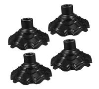 LIGHTAOTAO 4 Piezas Protector Patas Camping Unidades Antideslizante para Sillas y Mesas Exterior Funda Piernas Muebles Resistente Hundimiento Suelo Fácil Instalación