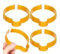 LIGHTAOTAO 4piezas Clips para Sujetar y Almacenar Film de Vinilo para Coche Herramienta para Envolver Rollo de Pegatinas Vinilo S Color Amarillo Accesorio Práctico para Interior y Exterior