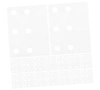 LIGHTAOTAO 50piezas Pegatinas Autoadhesivas Redondas Refuerzo Perforador para Escuela Oficina Pestañas Perforables