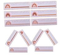 LIGHTAOTAO 60 Hojas Placas Decorativas para Escritorio con Etiquetas Adhesivas de Couché para Aulas Resistentes y Versátiles para Organizar y Mesas Escolares