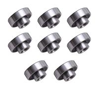 LIGHTAOTAO 8 Cojinetes de Rueda 608 2Rs para Patineta Cubierta Negra Rodamiento Antioxidante de Alta Velocidad y Larga Duración Kit de 8 Piezas para Skate y Scooter